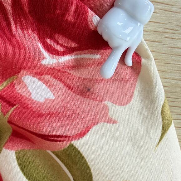 90s Y2k Floral Belted Midi Dress Romantic Coquette Garden Party Dolly Dollette 4 - Picture 8 of 10